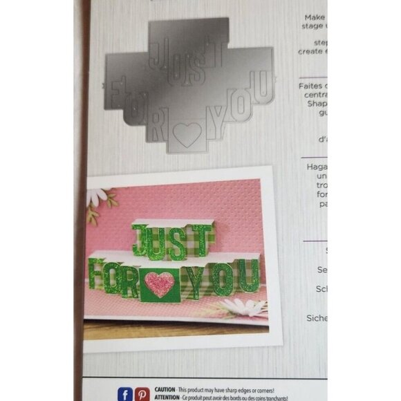 Lot of 2 Gemini Expressions  Crafters Companion Sentiment  Dies New - Picture 5 of 8